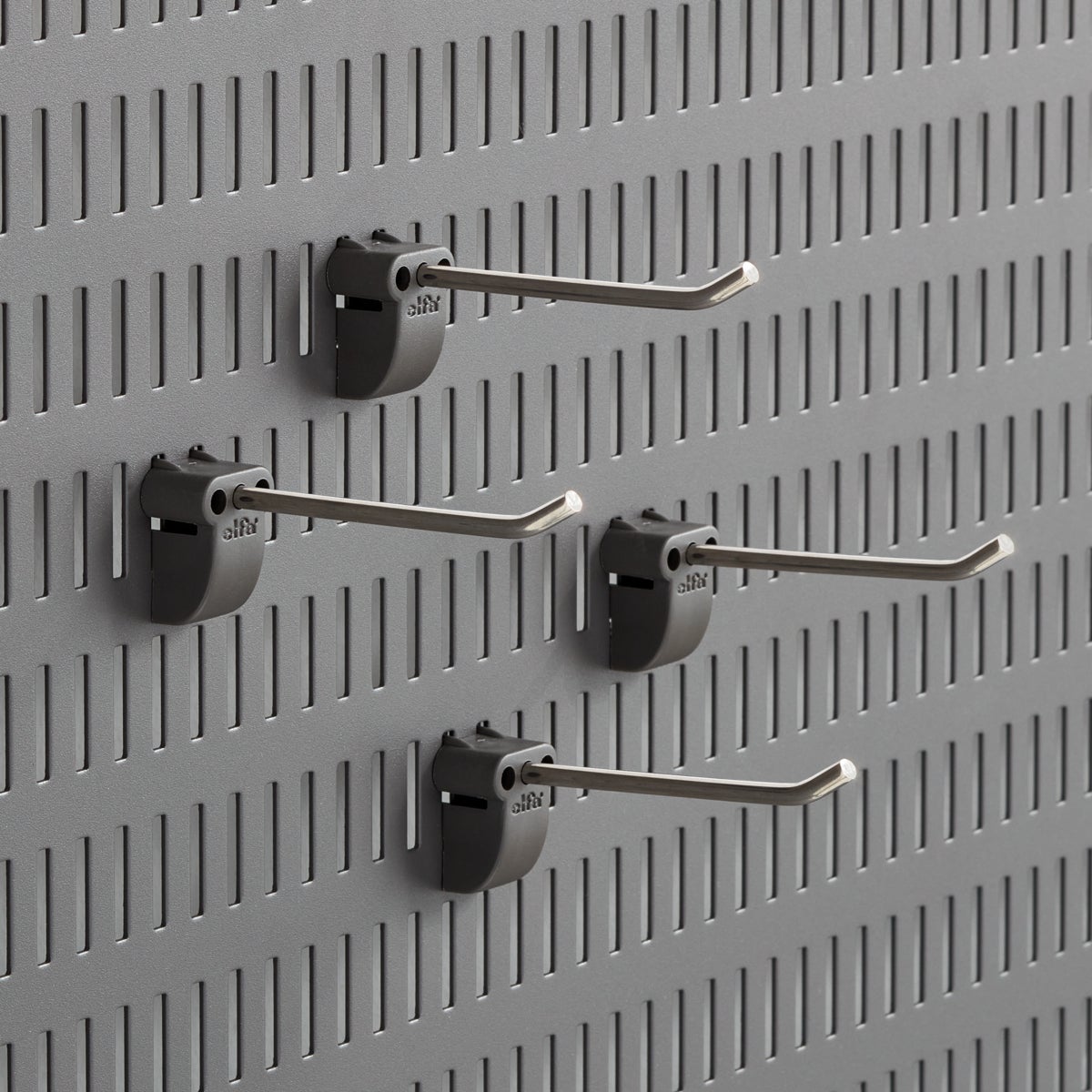 Garage Plus by Elfa Long Straight Pegboard Hooks Pkg/4