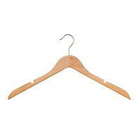 The Container Store Wooden Blouse Hanger Natural Pkg/6
