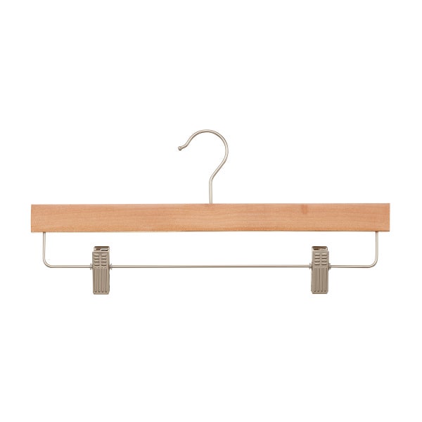 The Container Store Wooden Hangers with Stainless Steel Hardware