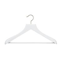 The Container Store Superior Wooden Coat Hanger Ribbed Bar White