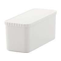 like-it Fluted Storage Organizer Bin White