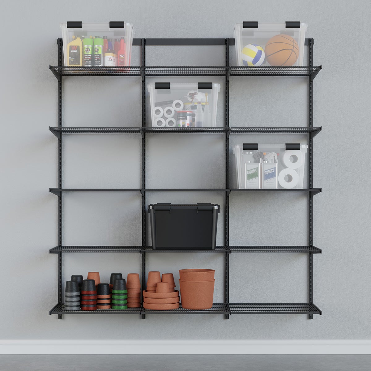 Garage Plus 7-Tier 6' Wall Shelving Solution