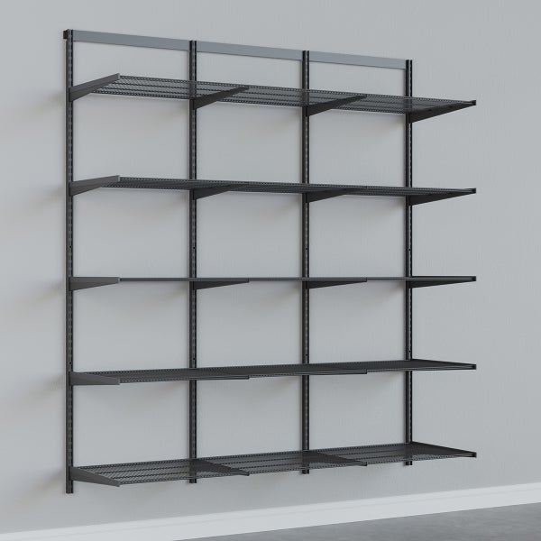 Garage Plus 7-Tier 6' Wall Shelving Solution