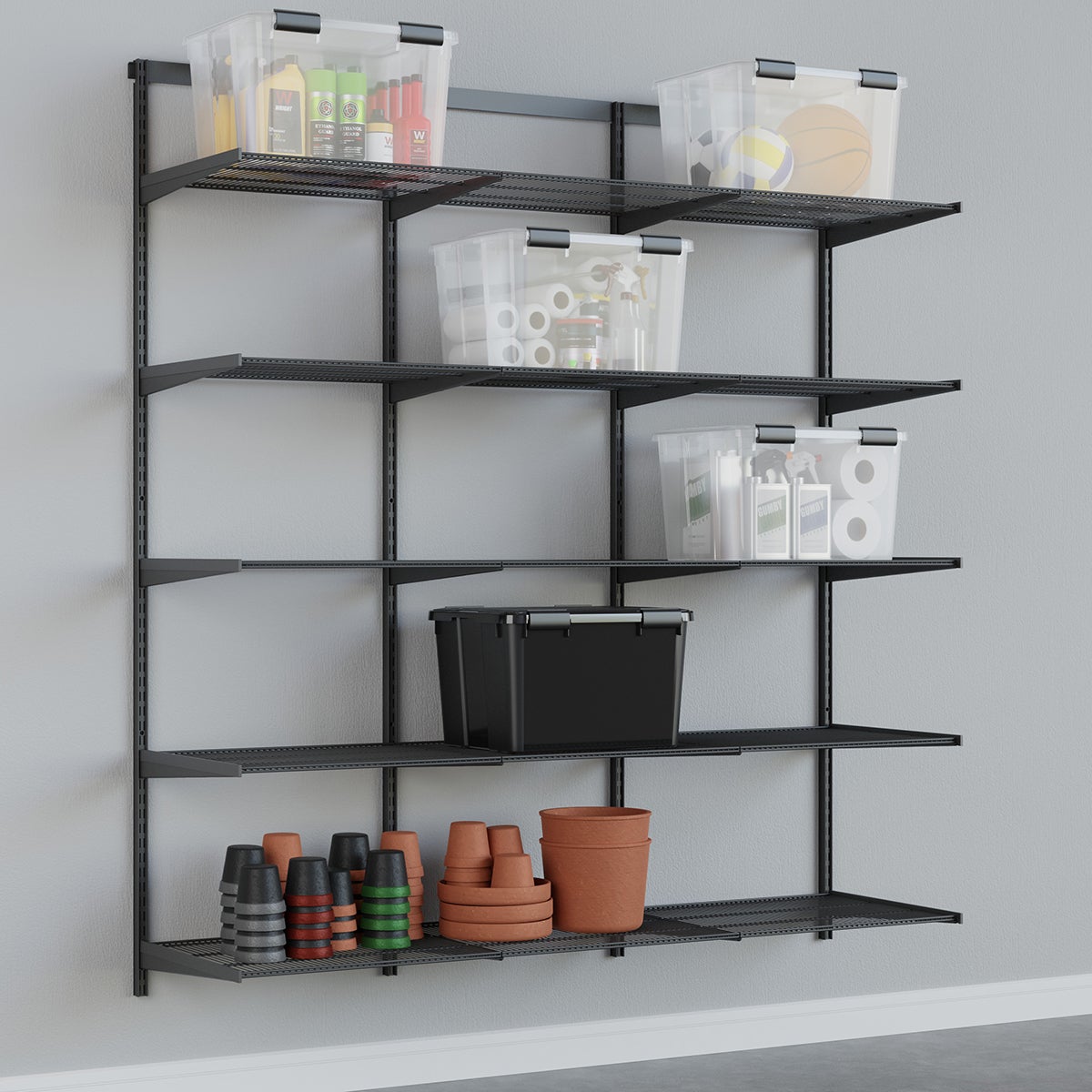 Garage Plus 7-Tier 6' Wall Shelving Solution