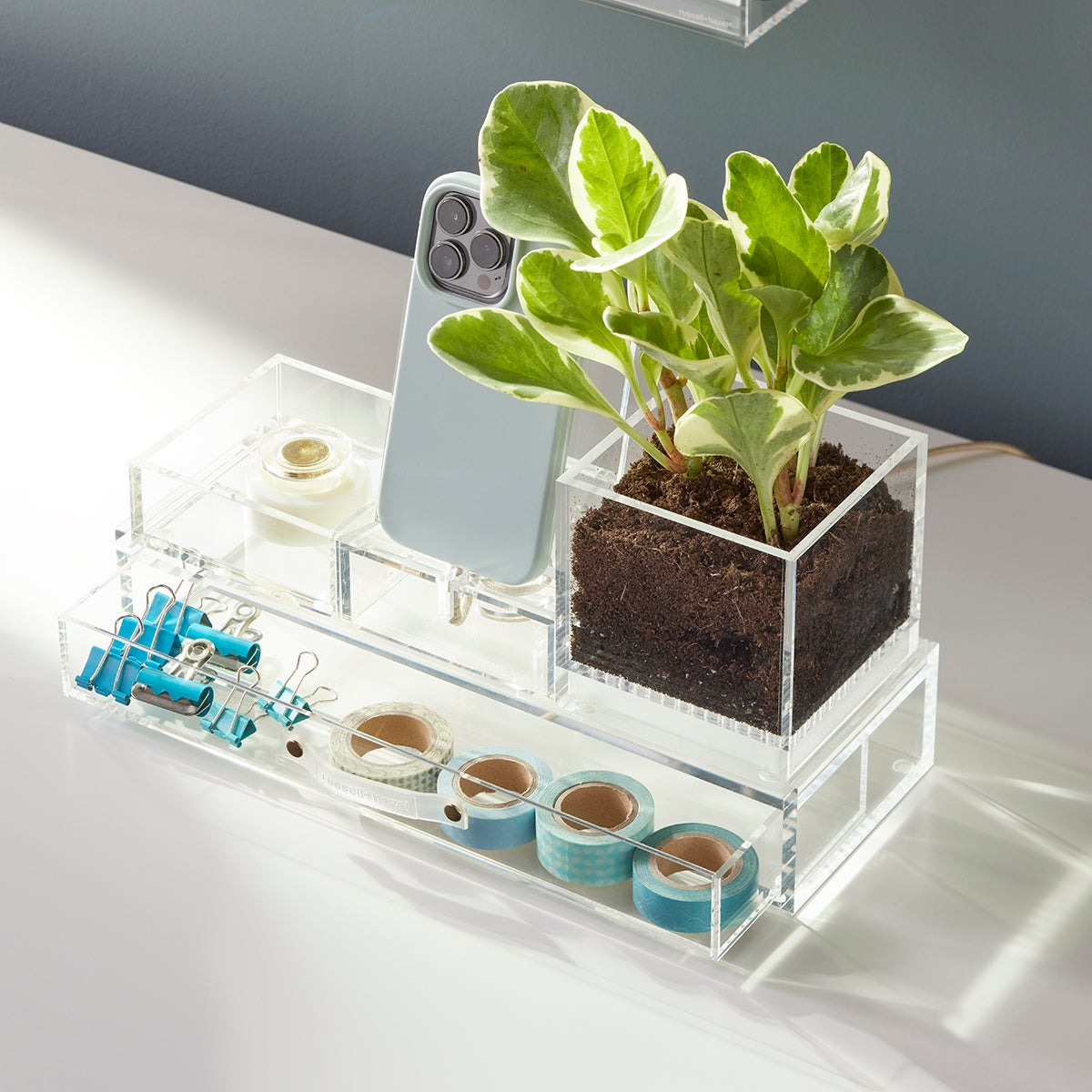 Russell Hazel Acrylic Planter