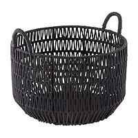 Round Cotton Rope Laundry Basket
