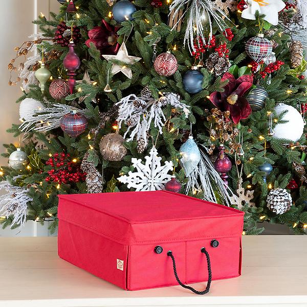 Santa's Bag Red Gift Bag & Tissue Paper Storage Box