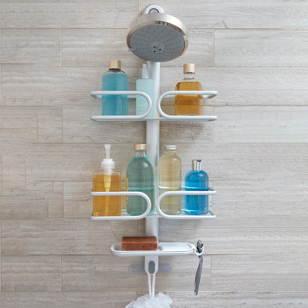 Aluminum 3-Tier Shower Caddy