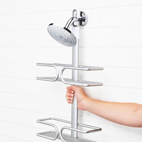 Oxo Good Grips Aluminum 3-tier Shower Caddy In No Color