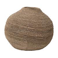 Creative Co-Op Large Hand-Woven Rattan Basket Natural