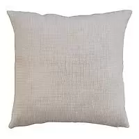 Creative Co-Op Woven Linen & Cotton Pillow White