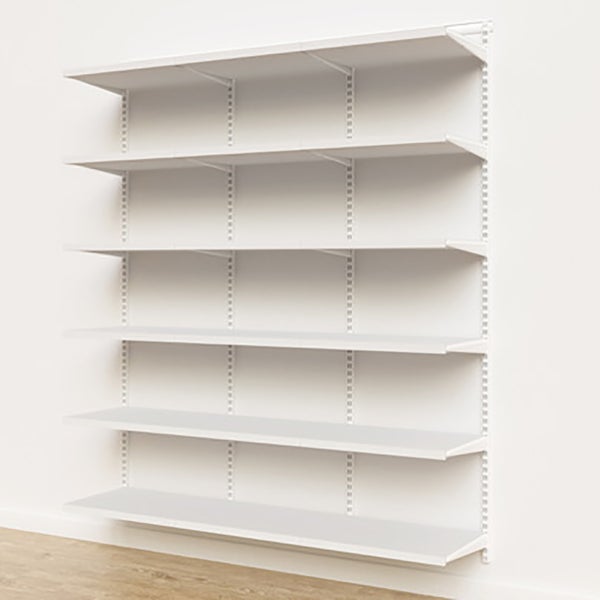 Elfa Décor 6' Basic Shelving Units for Anywhere