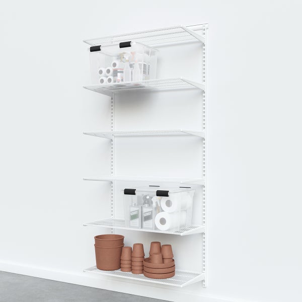 Elfa Classic 3' Basic Shelving Units for Anywhere