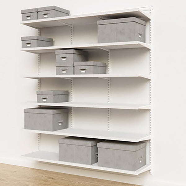 Elfa Décor 6' Basic Shelving Units for Anywhere