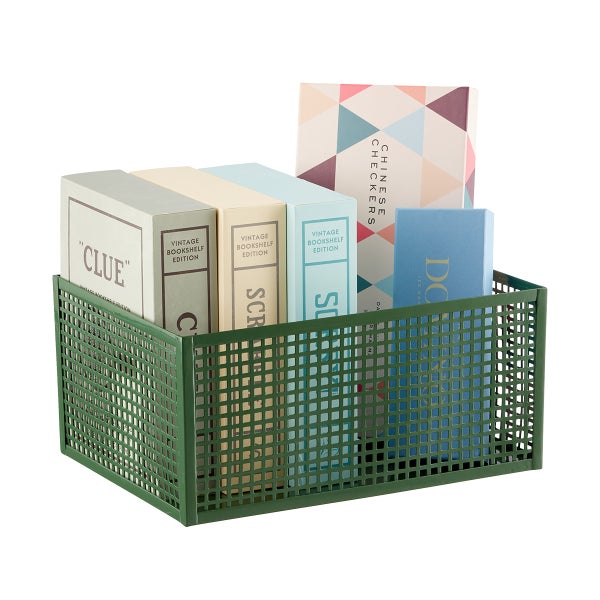 The Container Store Schoolhouse Metal Bin