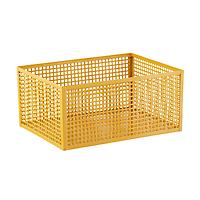 The Container Store Schoolhouse Metal Bin Mustard