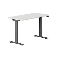 Branch Duo Standing Desk White/Charcoal Base
