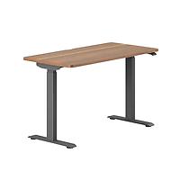 Branch Duo Standing Desk Walnut/Charcoal Base