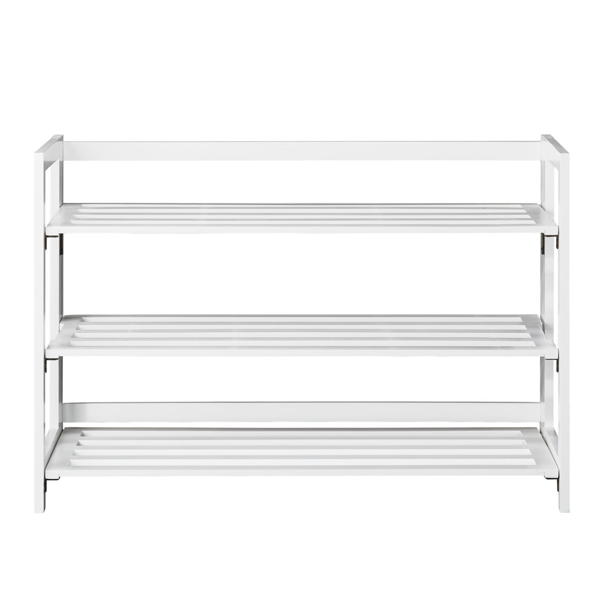 The Container Store 3-Tier Folding Shoe Rack