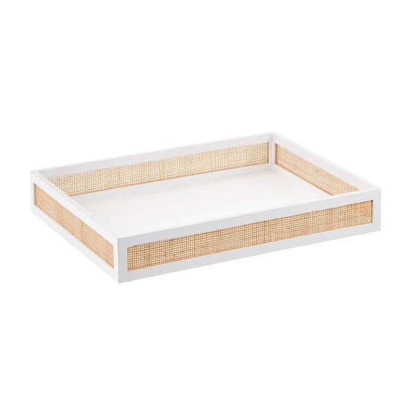 The Container Store Artisan Rattan Cane Tray