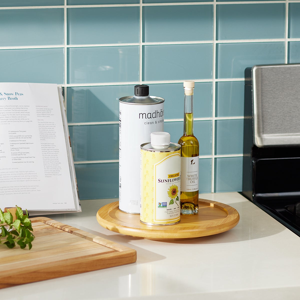 Bamboo Lazy Susan - Thumbnail 4