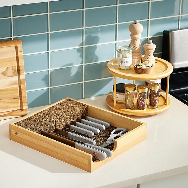 Plastic KNIFEdock - In-Drawer Knife Storage for your kitchen. Replace your  knife block with a revolutionary product. Clear your counter top of