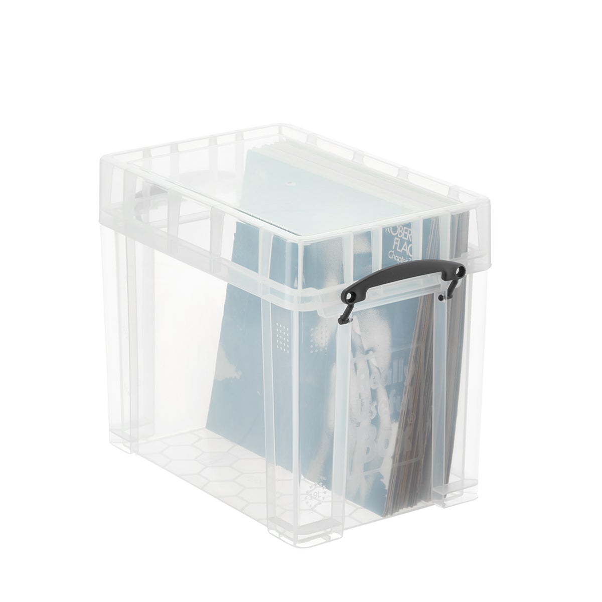 Really Useful Boxes Small Stackable Vinyl Record Storage Box The