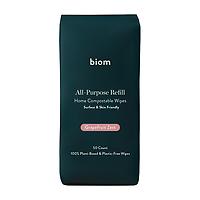 Biom All-Purpose Refill Wipes Grapefruit Zest Pkg/50