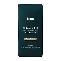 Biom All-Purpose Refill Wipes Santal Natural Pkg/50
