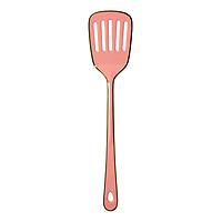 Be Home Outline Enameled Spatula Rose