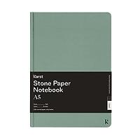 Karst Stone Paper Lined Hardcover Notebook Eucalyptus Green