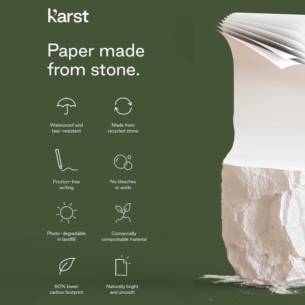Karst Stone Paper Pocket Journal