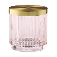 Glass Canister Pink