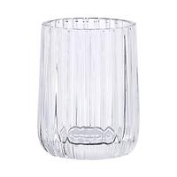 Ribbed Glass Tumbler Clear
