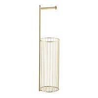The Container Store Metal Toilet Paper Holder Gold