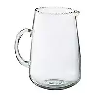 Be Home 92 oz. Ruffle Glass Pitcher Clear