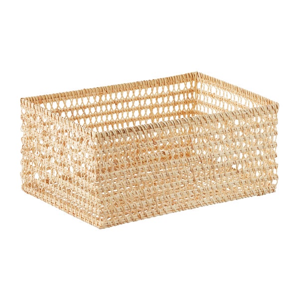 The Container Store Santorini Rattan Bins
