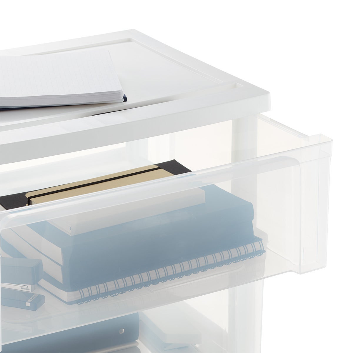 Iris Wide 3-Drawer Storage Cart