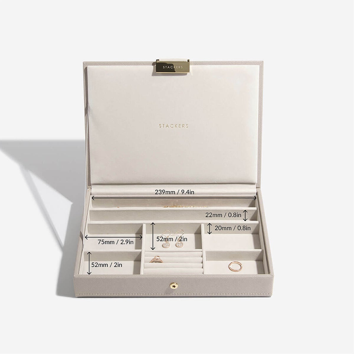 Stackers Classic Jewelry Box Set of 3 | The Container Store