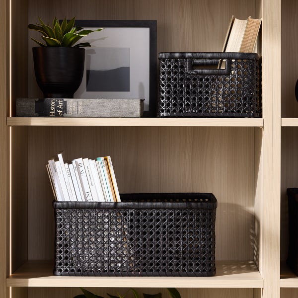 Albany Cane Rattan Bins