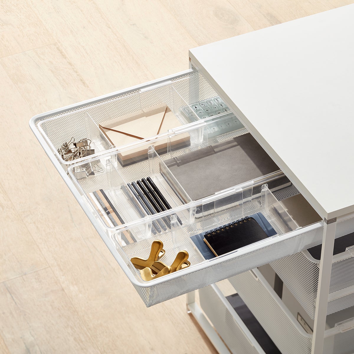 Elfa Classic Expandable Drawer Organizer Kits