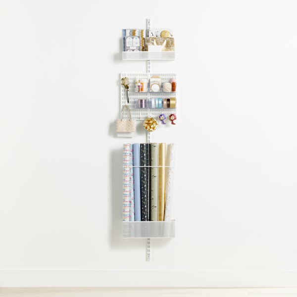 Elfa Utility Gift Wrap Wall-Mounted Solution