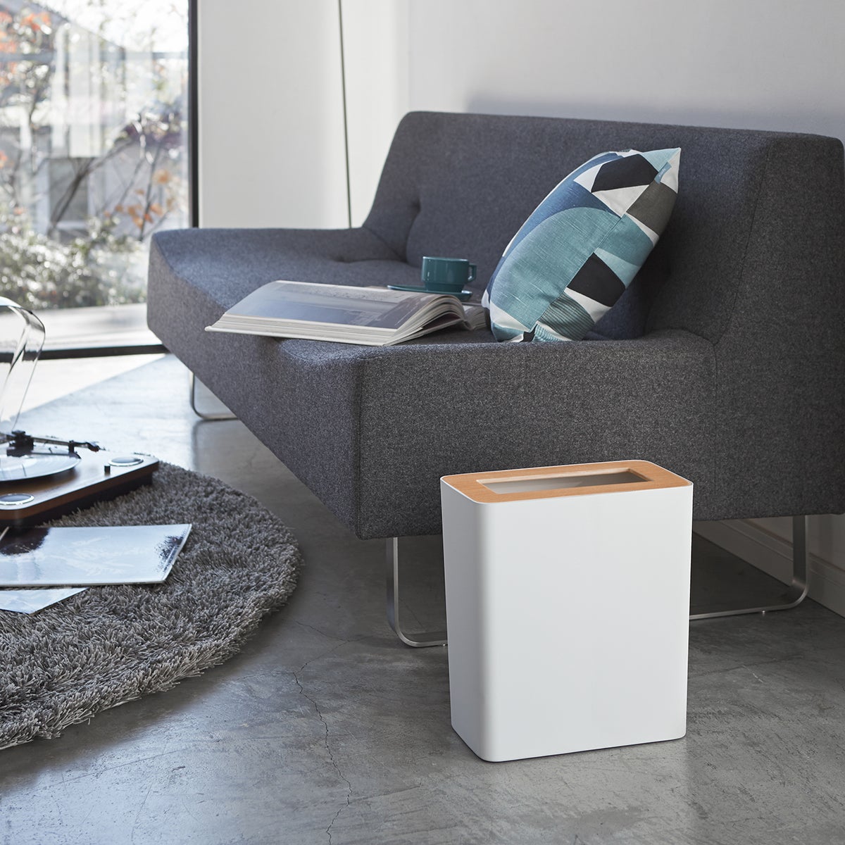 Yamazaki Rin Trash Can | The Container Store