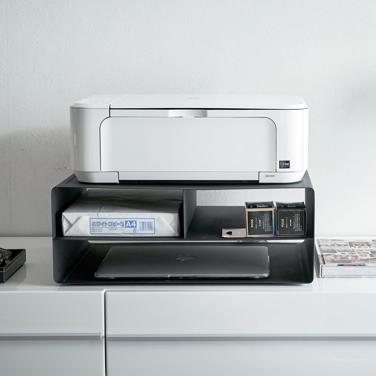 Yamazaki Tower Rolling Printer Stand
