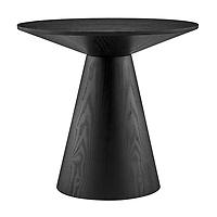 Wesley Round Side Table Black