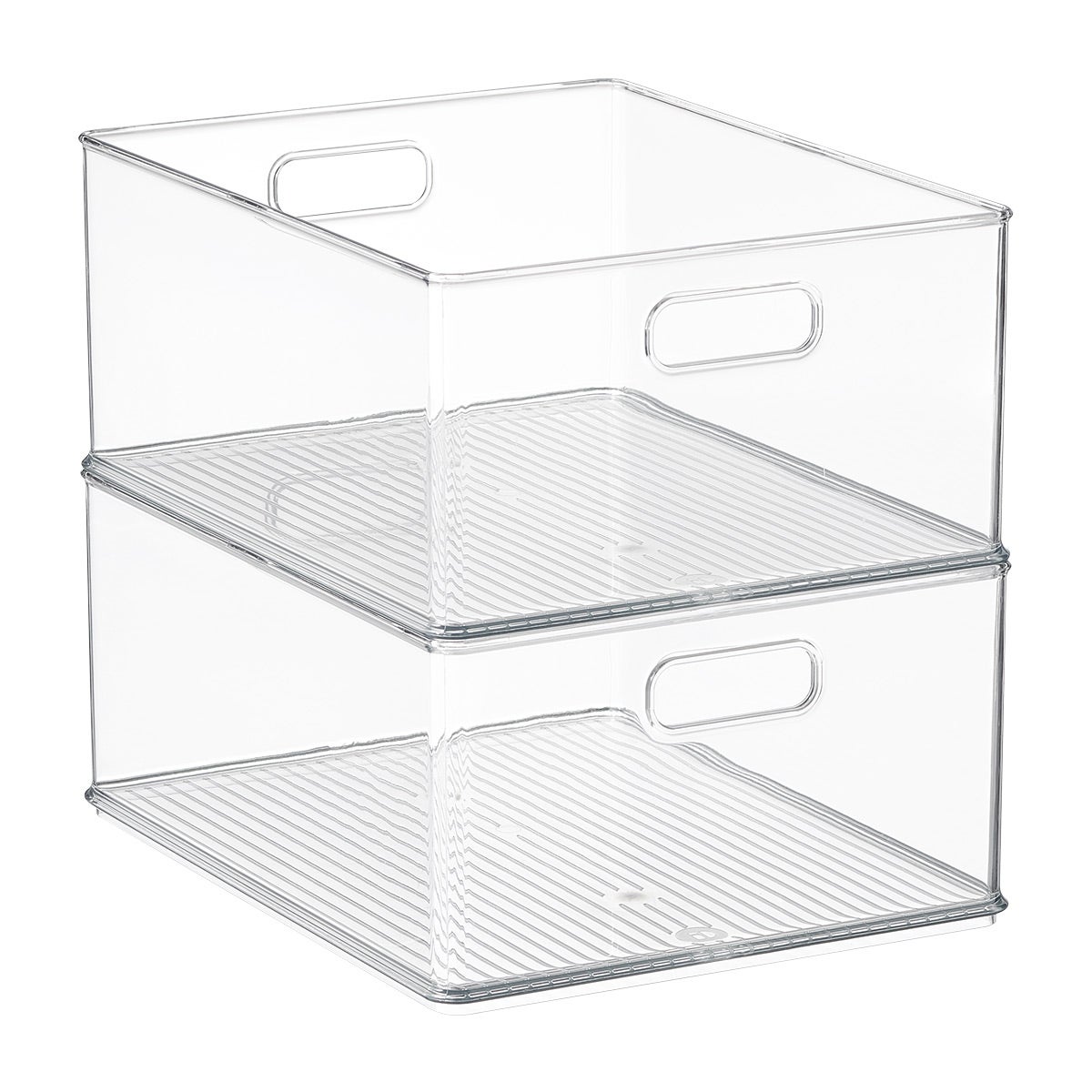 iDesign Linus RPET Stackable Storage Bins