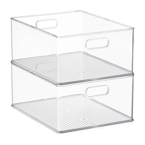 iDesign Linus RPET Stackable Storage Bins