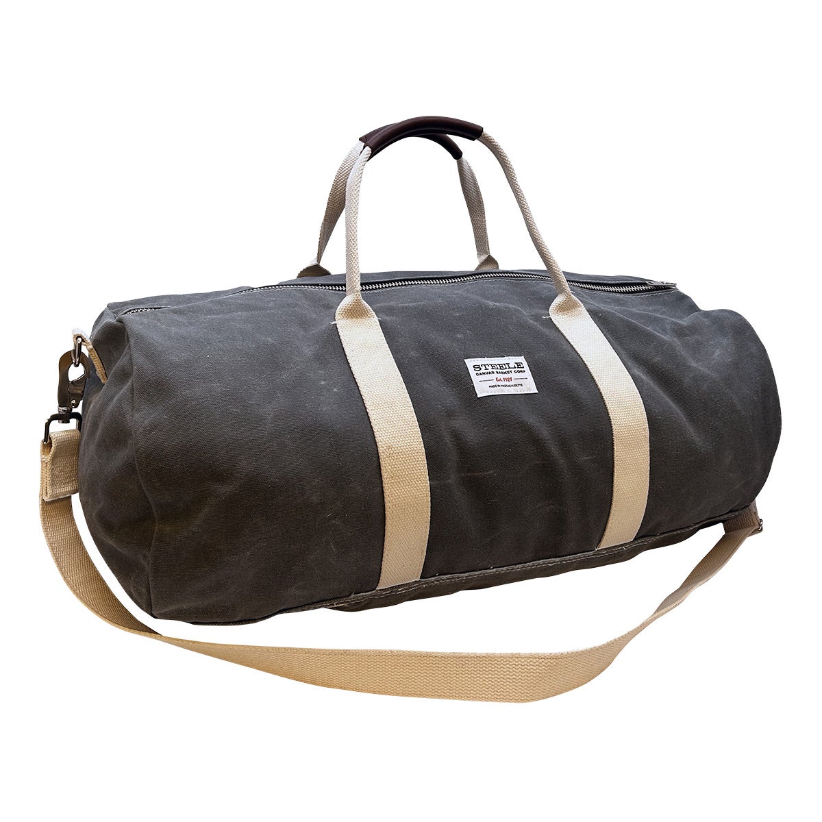 【ADANOLA】Canvas Duffle Bag Canvas Duffle Bag - Cream