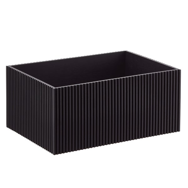 The Container Store Artisan Linear Bamboo Bin