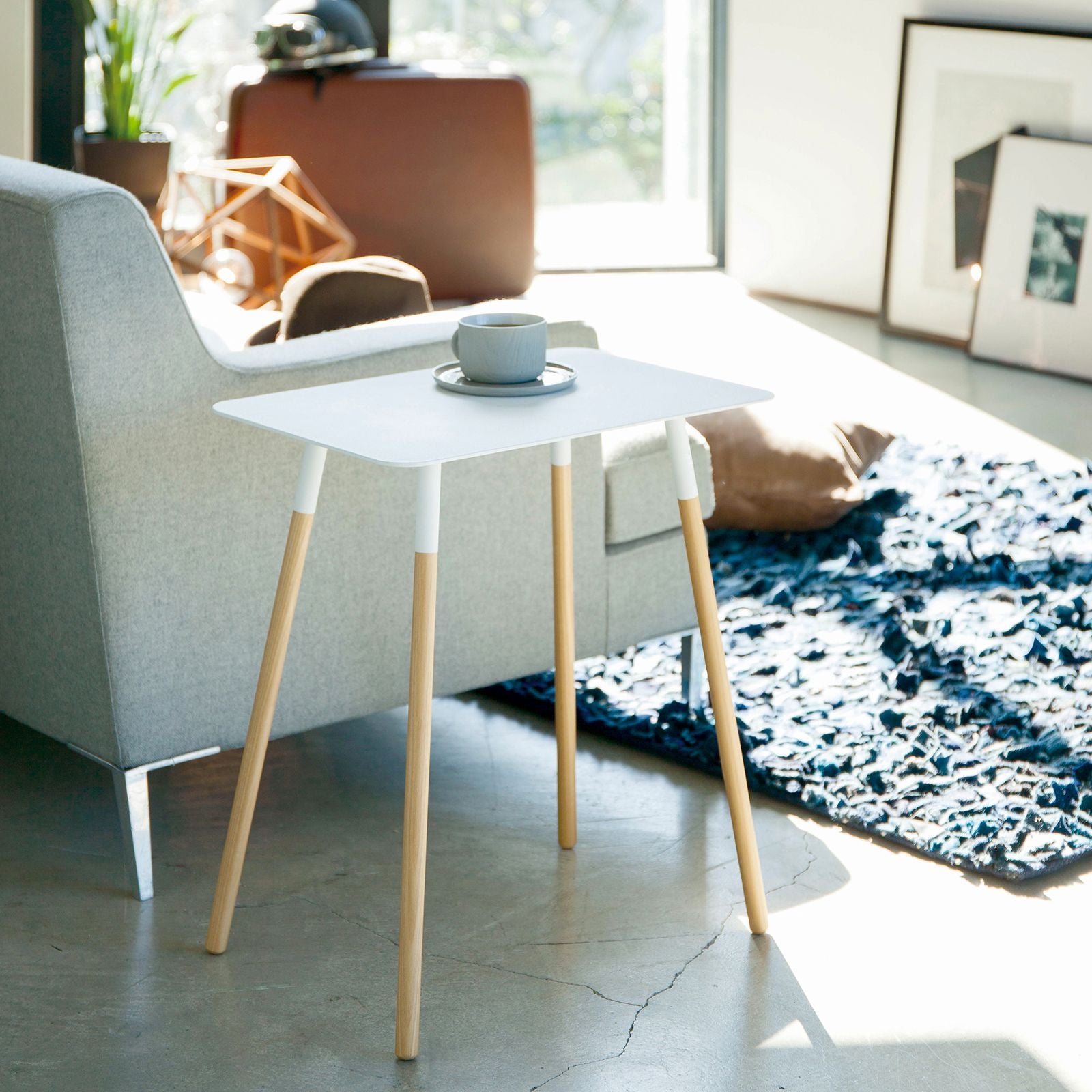 Yamazaki Plain Side Table | The Container Store